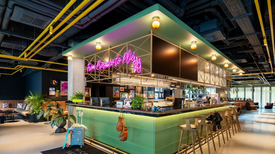 Moxy Budapest Downtown Lobby