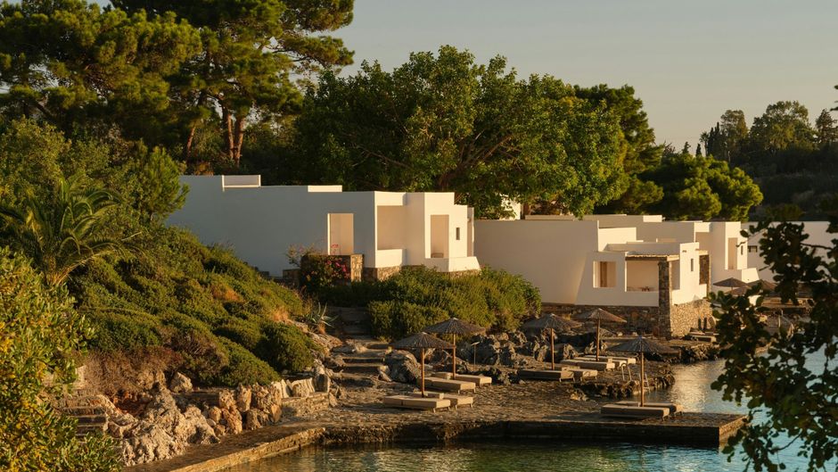 Minos Beach Art Hotel Exterior