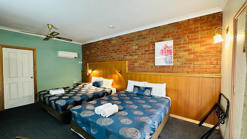 Early Australian Motor Inn Room