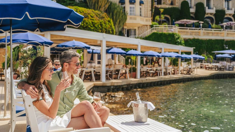 Belles Rives Hotel Beach