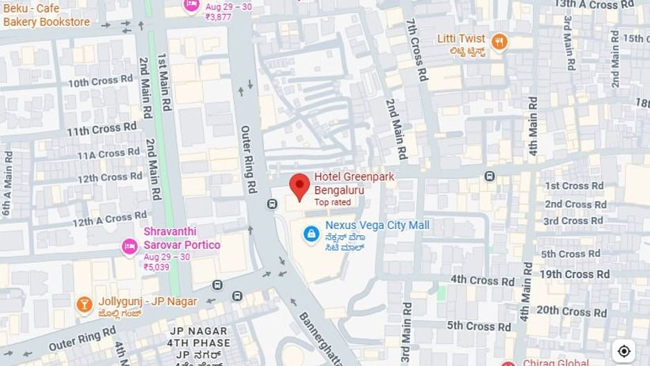 Hotel Greenpark Bengaluru Other