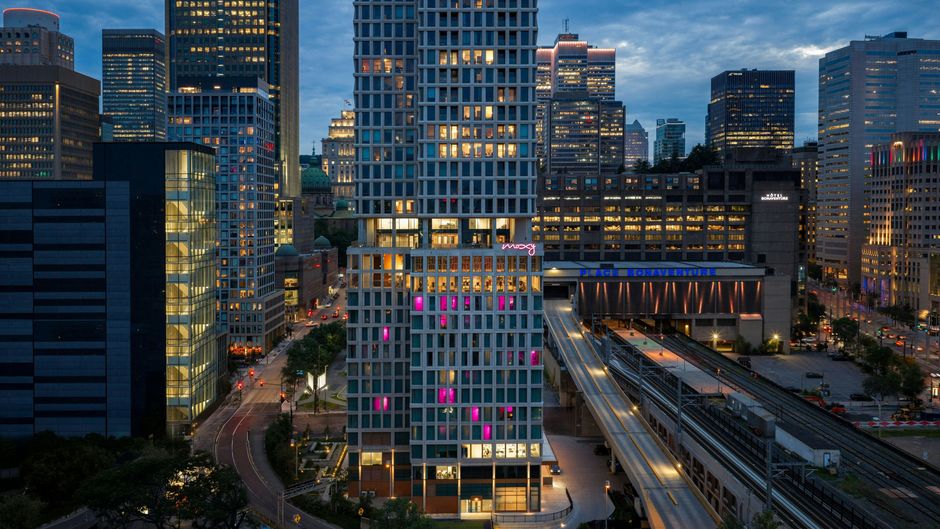Moxy Montreal Downtown Exterior