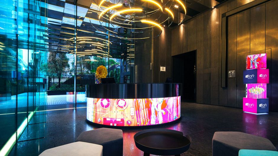 Aloft Taipei Zhongshan Lobby