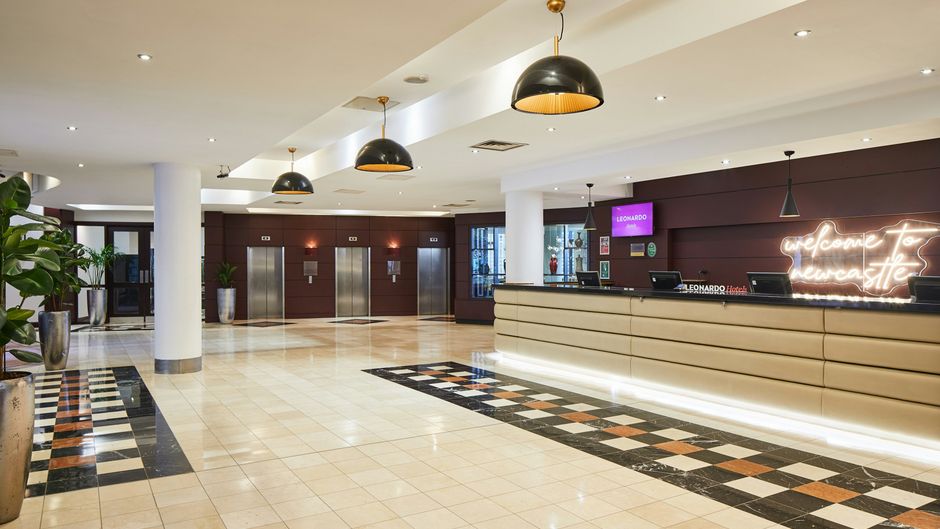Leonardo Hotel Newcastle Lobby