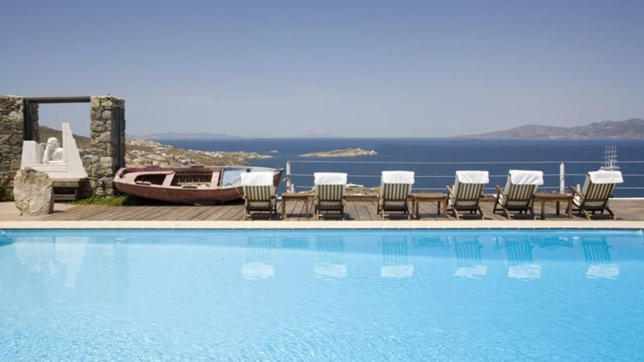 Tharroe of Mykonos Pool
