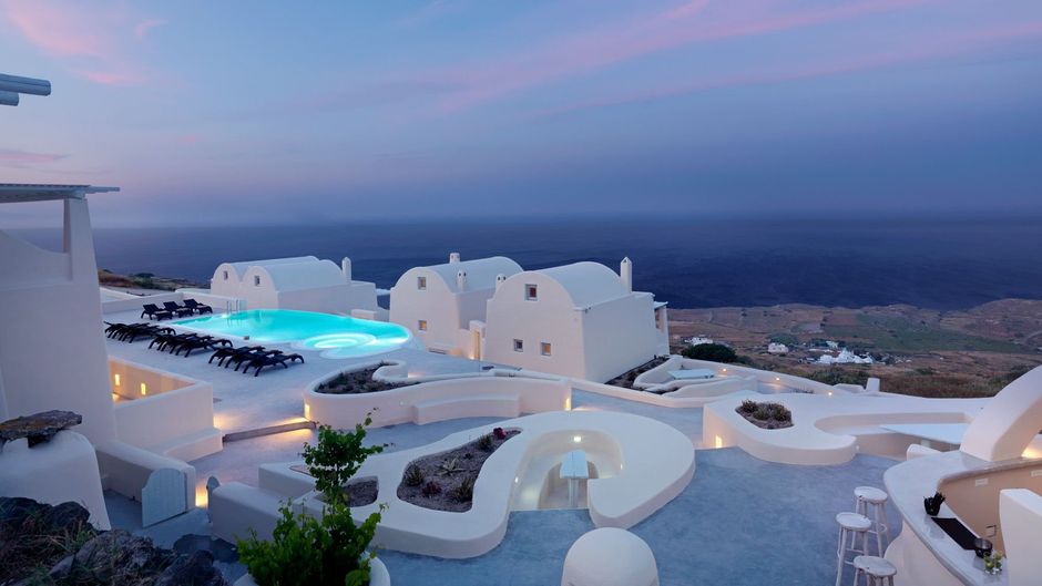 Dome Santorini Resort Lobby