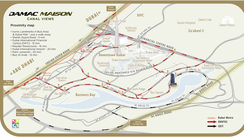 DAMAC Maison Canal Views Other