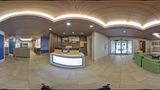 <b>Holiday Inn Express Lobby</b>. Virtual Tours powered by <a href="https://www.leonardoworldwide.com/" title="Leonardo Worldwide" target="_blank">Leonardo</a>.