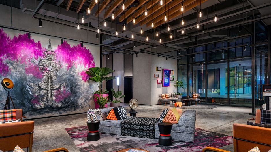 Moxy Bangkok Ratchaprasong Lobby