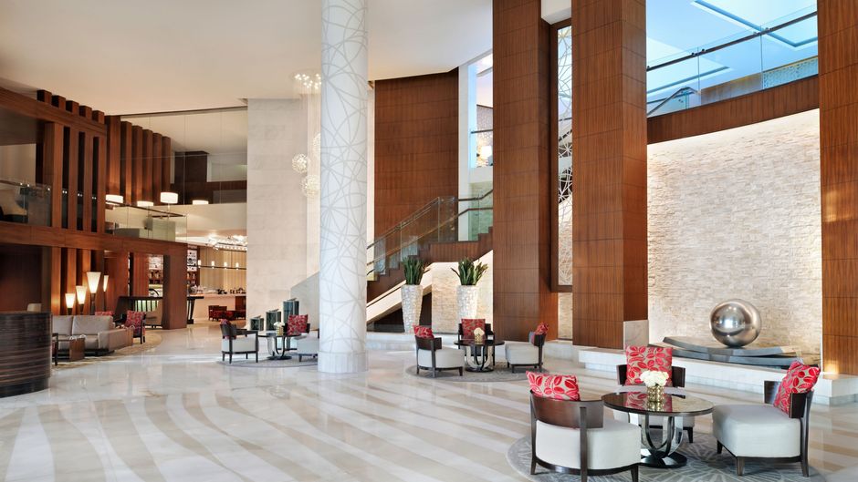 Marriott Hotel Al Jaddaf, Dubai Lobby