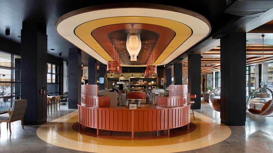 Moxy Banff Lobby