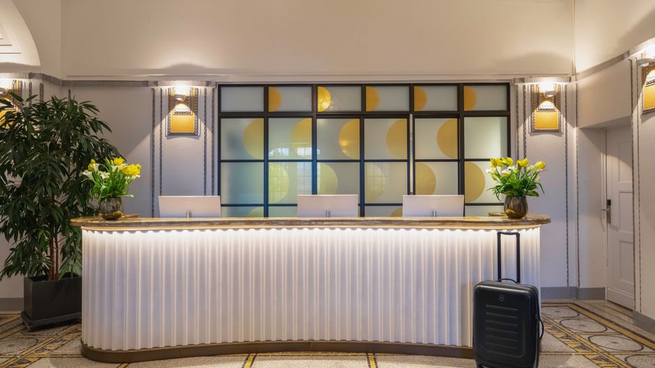 Montana Art Deco Hotel Lobby