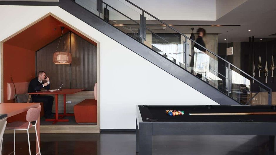 Alt Hotel Calgary East Village Lobby