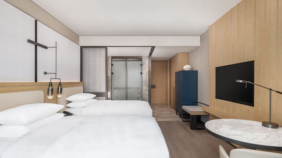 Qingdao Marriott Hotel Jiaozhou Room