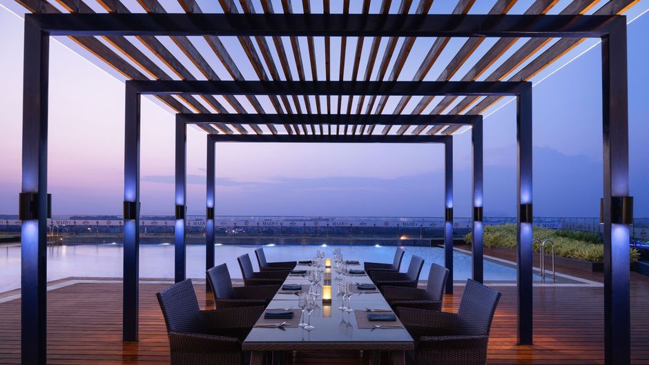 Marriott Executive Apartments Hyderabad Restaurant