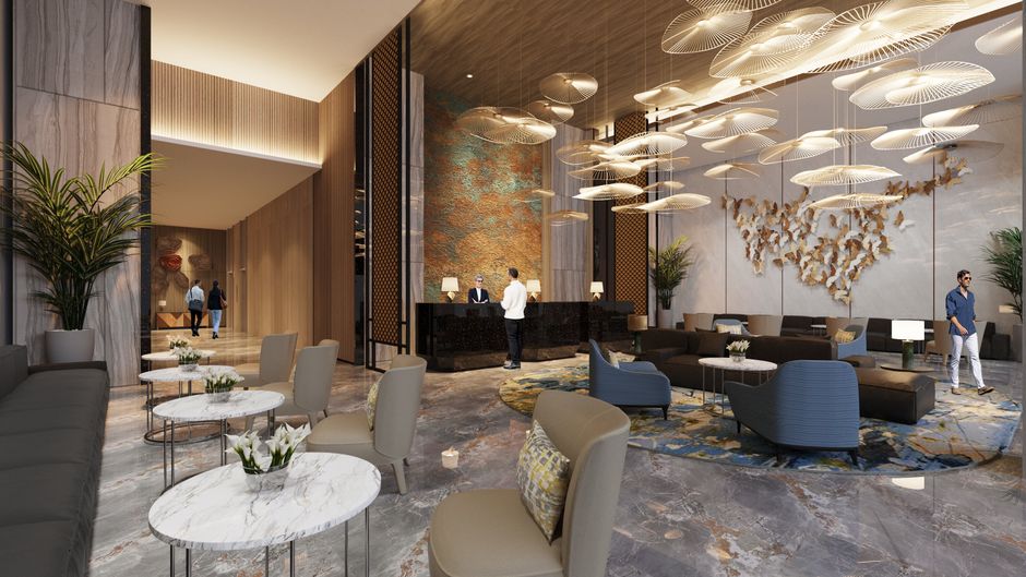 Oakwood Hotel & Apartments Grand Batam Lobby