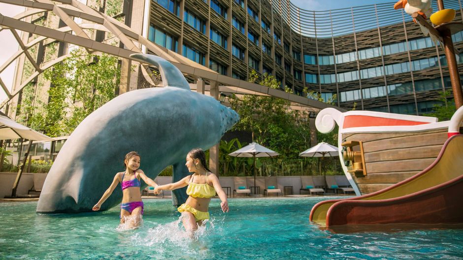 Hong Kong Ocean Park Marriott Hotel Pool