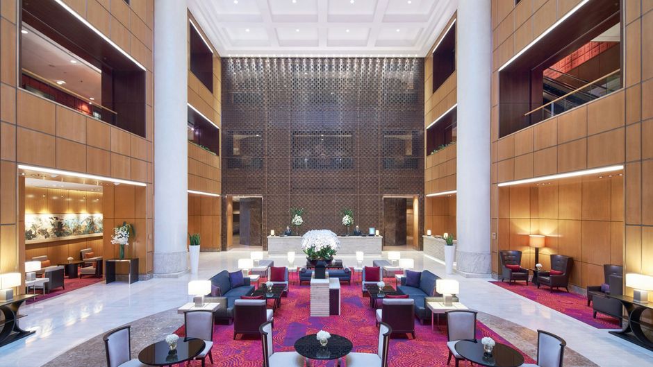 Singapore Marriott Tang Plaza Hotel Lobby