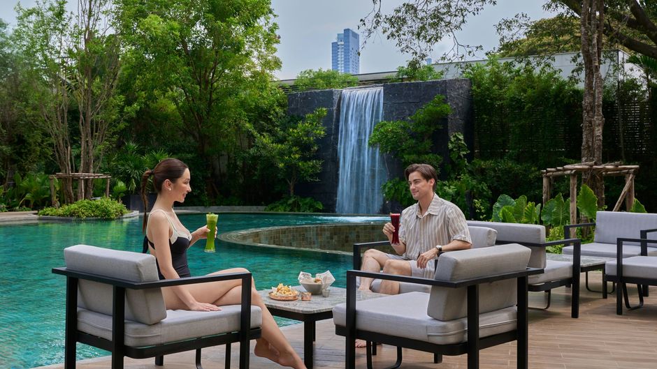 Marriott Executive Apartments, Bangkok Pool