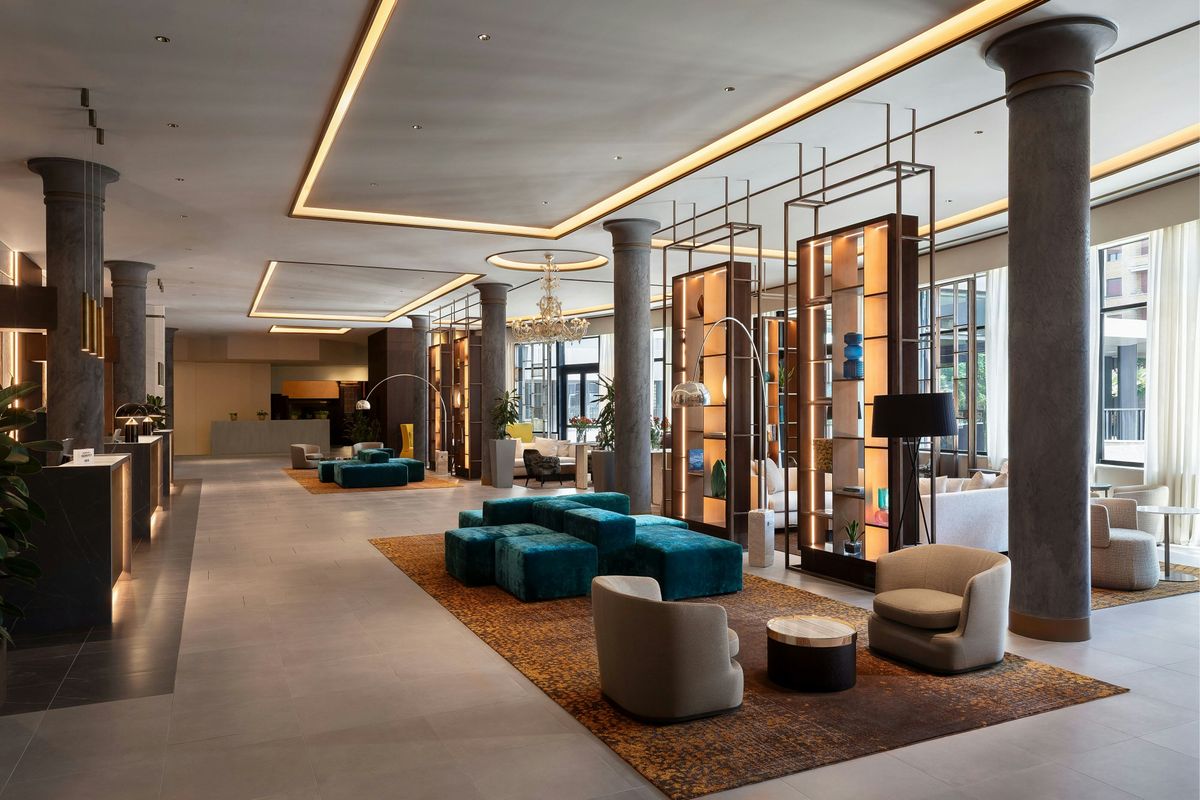 Marriott Hotel Milan- First Class Milan, Italy Hotels- GDS Reservation  Codes: Travel Weekly Asia, image size:1200x800