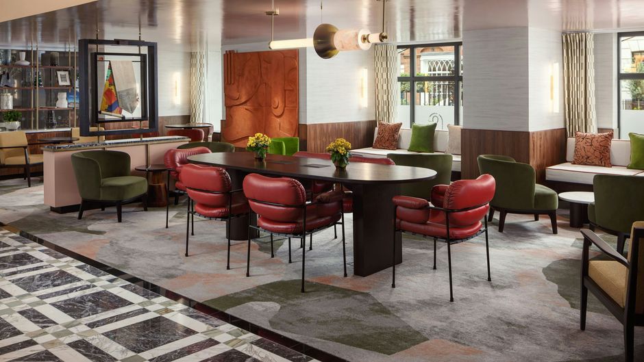 London Marriott Hotel Grosvenor Square Lobby