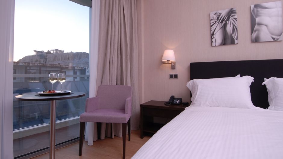 The Athens Gate Hotel Room