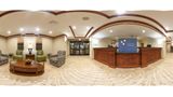 <b>Holiday Inn Express Hotel & Suites Lobby</b>. Virtual Tours powered by <a href="https://www.leonardoworldwide.com/" title="Leonardo Worldwide" target="_blank">Leonardo</a>.