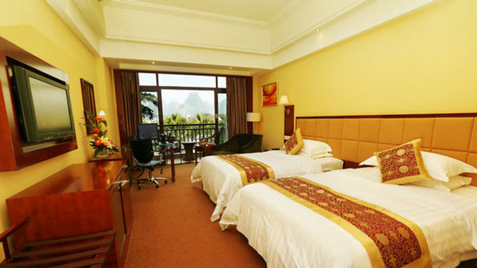 Green Lotus Hotel Room
