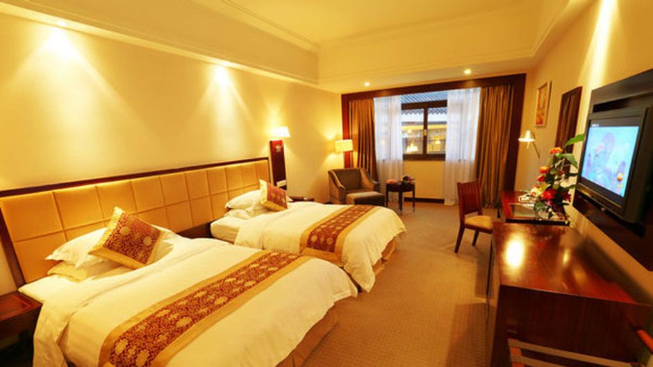 Green Lotus Hotel Room