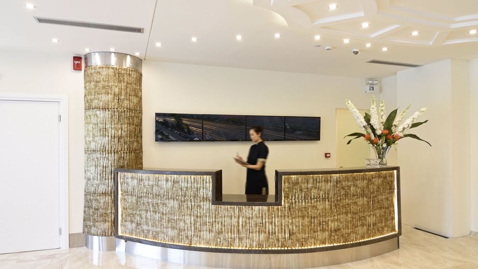 Athens Avenue Hotel Lobby