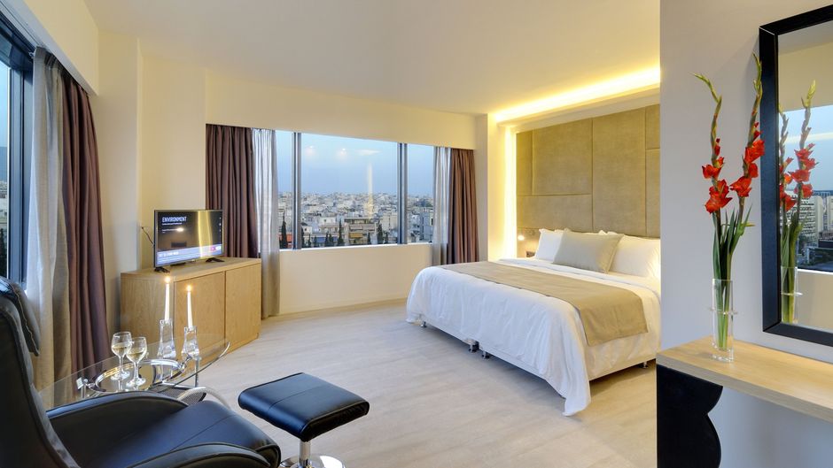 Athens Avenue Hotel Room