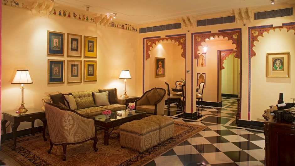 Taj Lake Palace Hotel Lobby