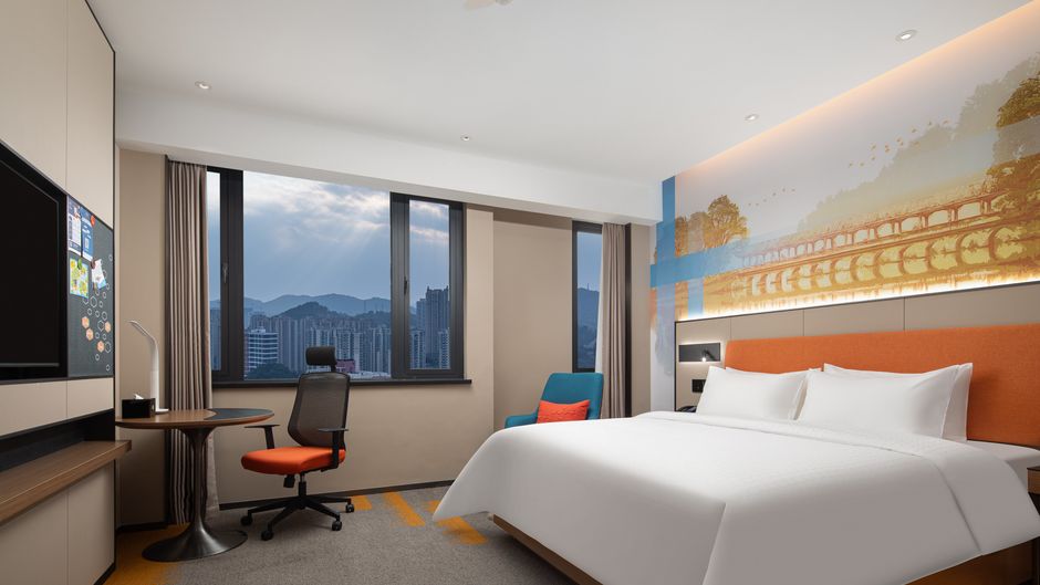Hampton Inn Guiyang Nanming Railway Room