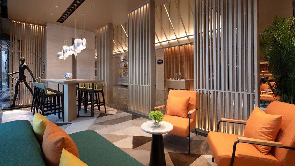 Hampton Inn Jinan Yaoqiang Intl Airport Lobby