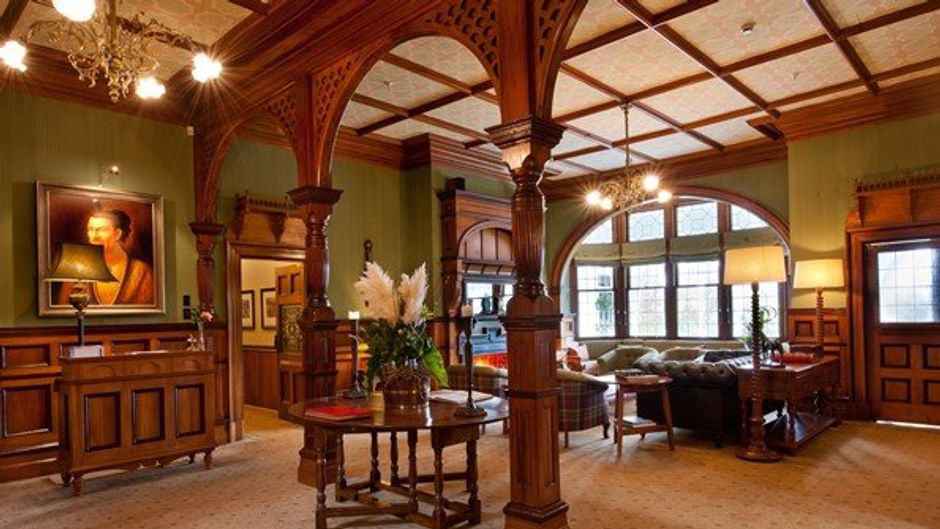 Otahuna Lodge Lobby