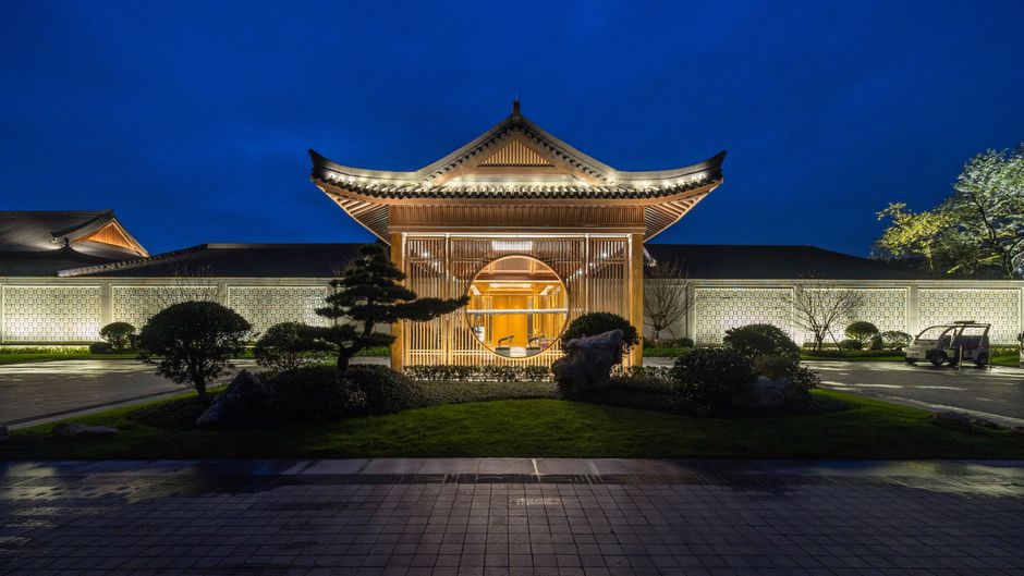 West Lake State Guest House Exterior