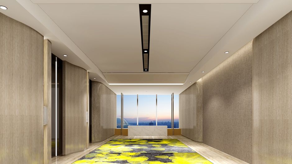 The QUBE Shanghai Hongqiao Lobby
