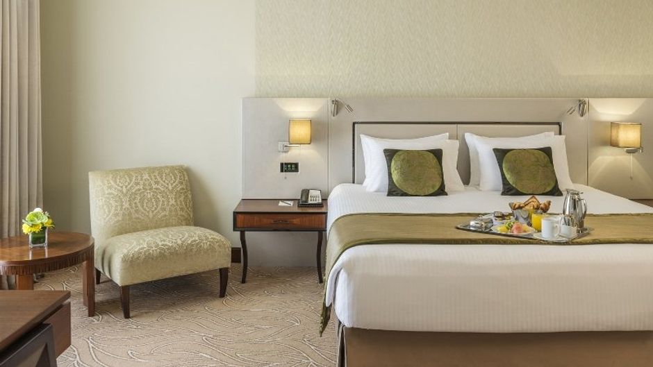 The Tower Plaza Hotel Room