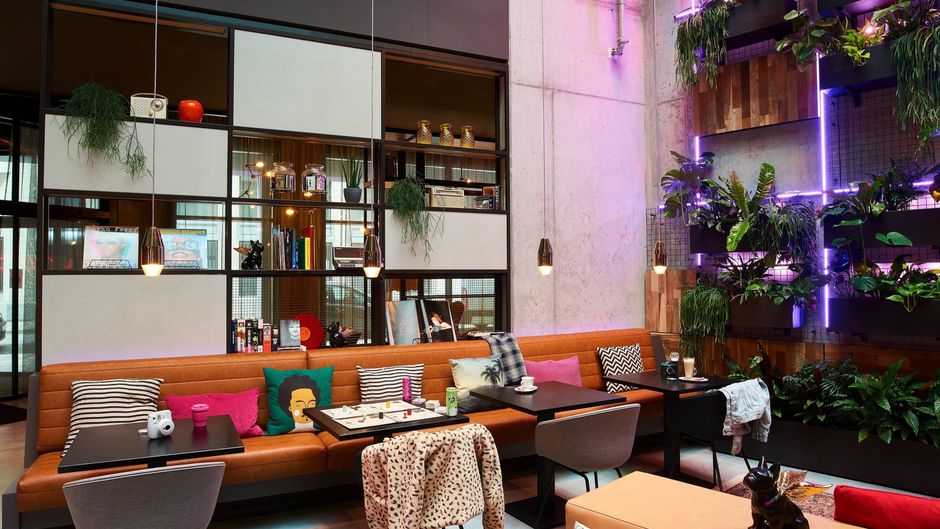 Moxy Brussels City Center Lobby