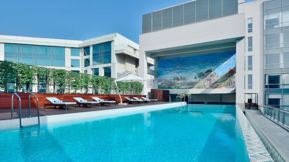 Aloft New Delhi Aerocity Pool