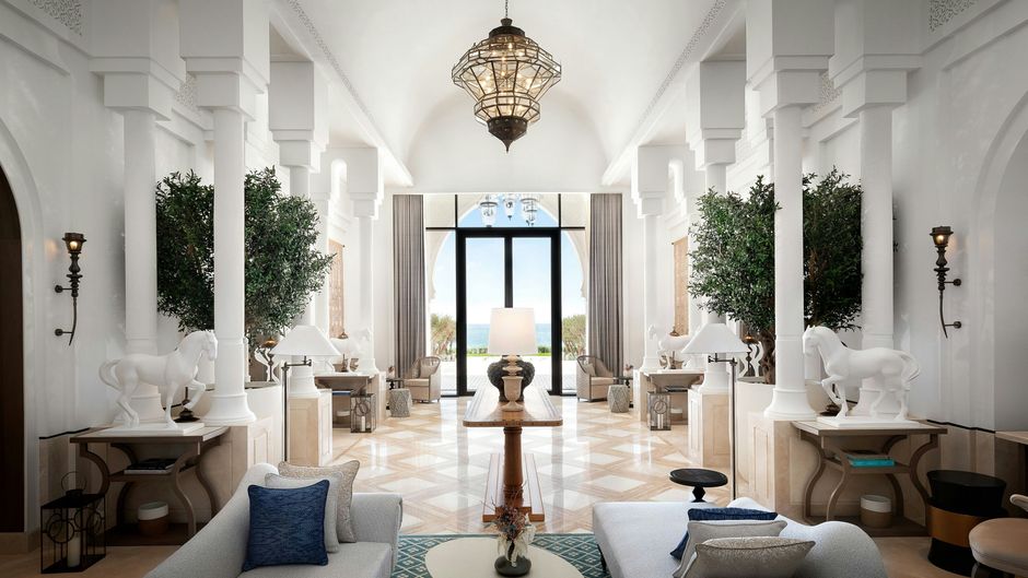 St Regis La Bahia Blanca Resort Lobby