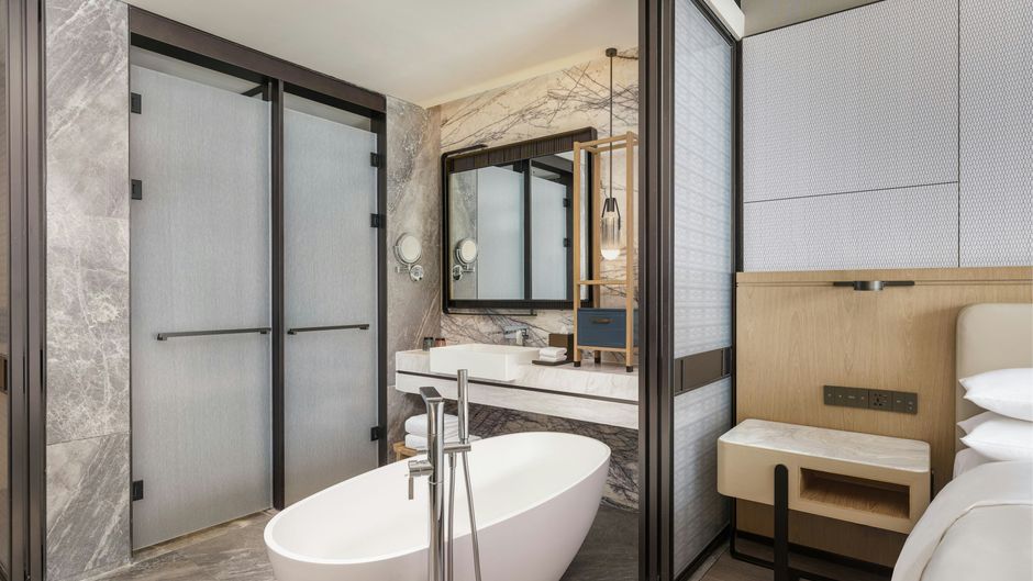 Qingdao Marriott Hotel Jiaozhou Room