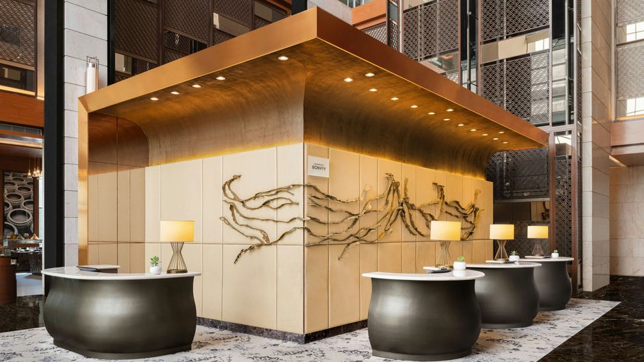 Sheraton Hyderabad Hotel Lobby