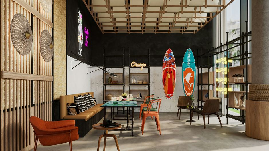Moxy Nice Lobby