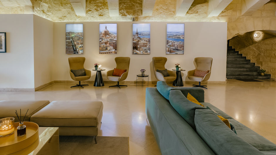 Cugo Gran Macina Grand Harbour Lobby