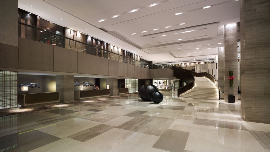 New World Makati Hotel Lobby