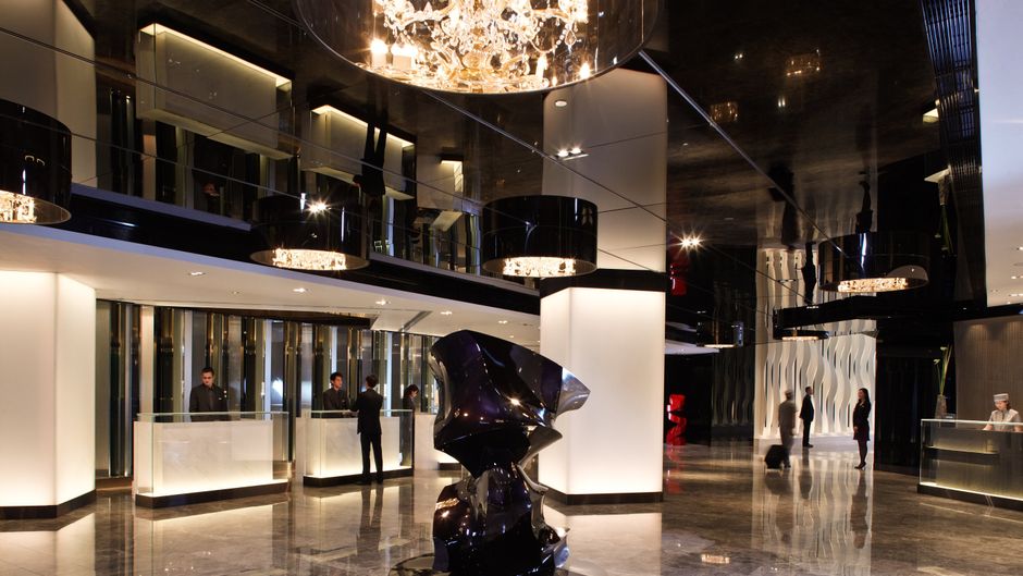The Mira Hong Kong, a Design Hotel Lobby
