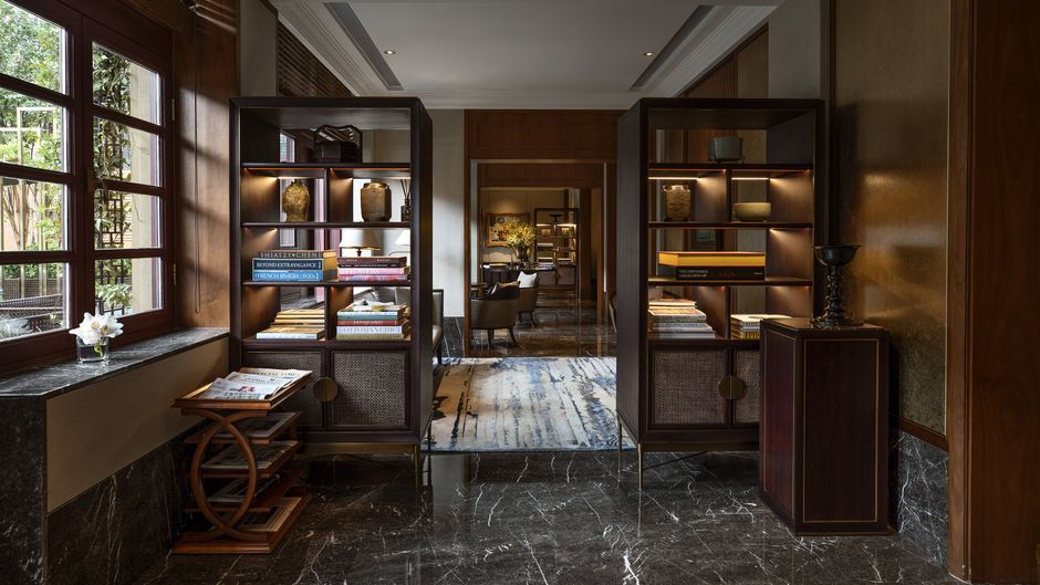 Capella Shanghai, Jian Ye Li Lobby