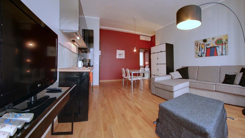 Milan Apartment Rental Lobby