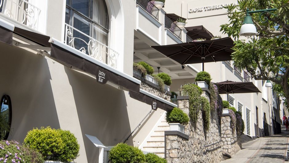 Capri Tiberio Palace Exterior